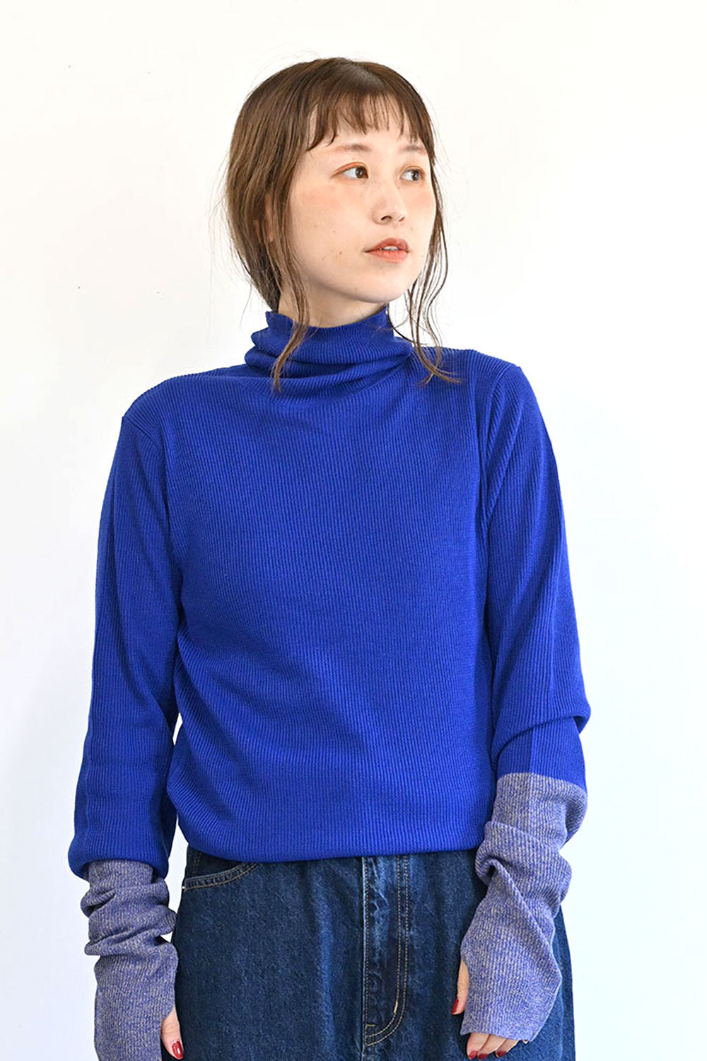 【Classic byGENTIL】RIB Knit タートル