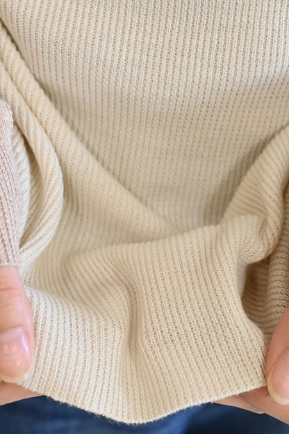 【Classic byGENTIL】RIB Knit タートル