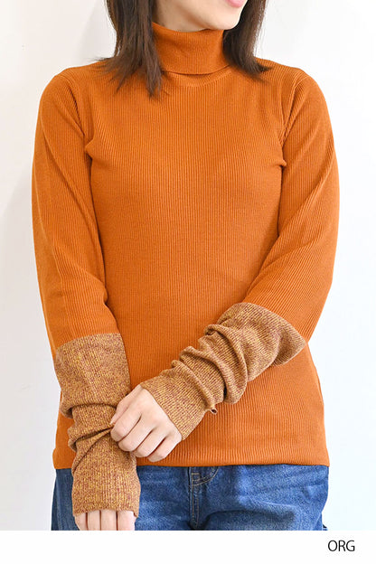 【Classic byGENTIL】RIB Knit タートル