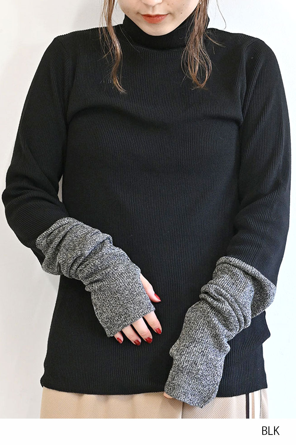 【Classic byGENTIL】RIB Knit タートル