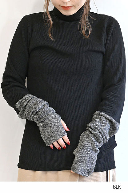 【Classic byGENTIL】RIB Knit タートル
