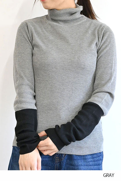 【Classic byGENTIL】RIB Knit タートル