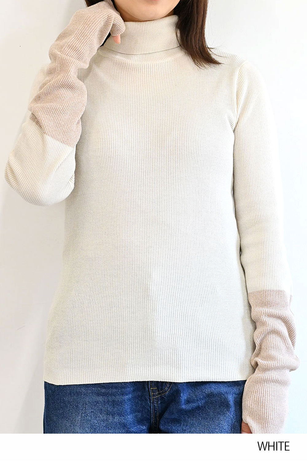 【Classic byGENTIL】RIB Knit タートル
