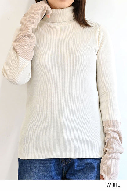 【Classic byGENTIL】RIB Knit タートル