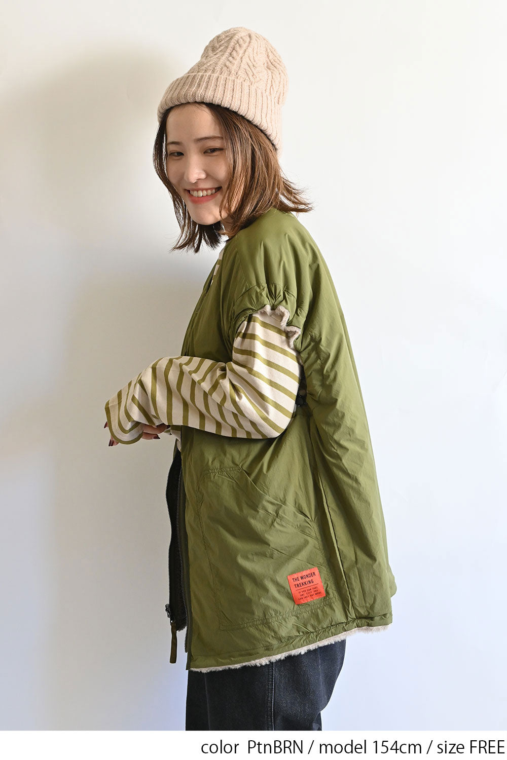 ≪SALE≫【Classic byGENTIL】Reversible Mixed Material Air Vest