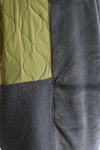 ≪SALE≫【Classic byGENTIL】Reversible Mixed Material Air Vest