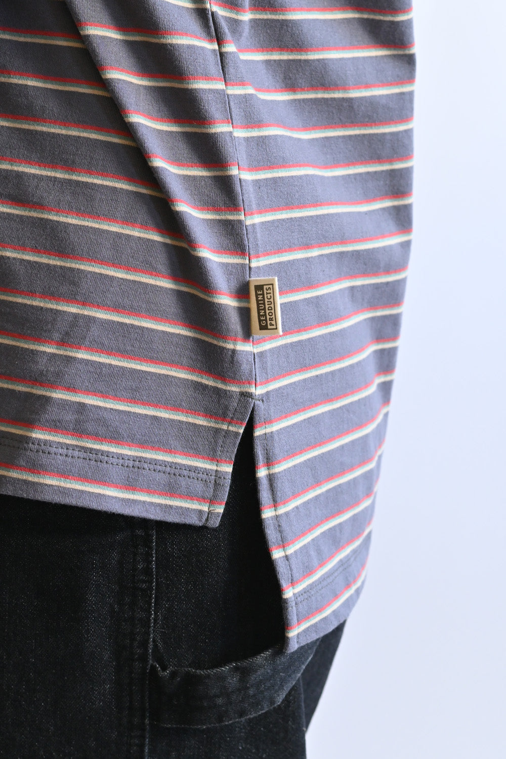 ≪SALE≫【Classic byGENTIL】Collar Layered Style Trim Long Sleeve Tee