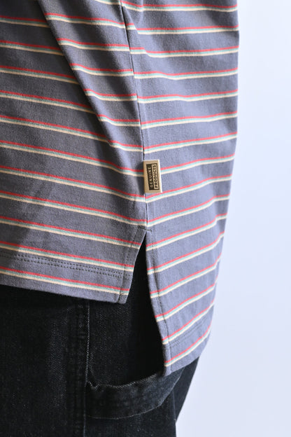 ≪SALE≫【Classic byGENTIL】Collar Layered Style Trim Long Sleeve Tee