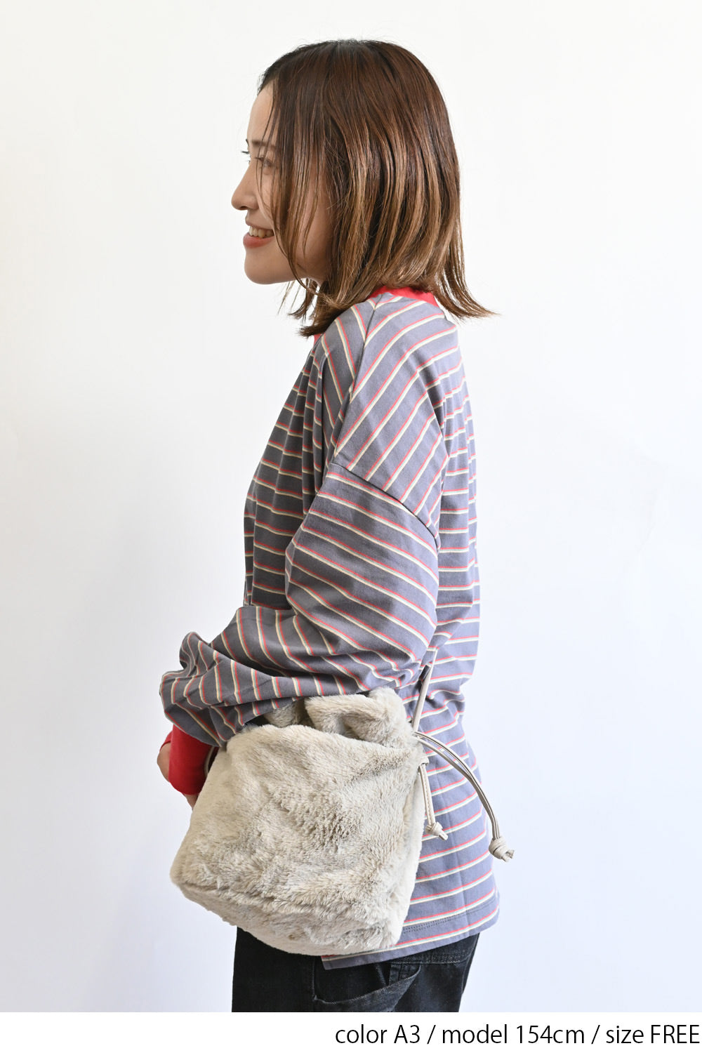 ≪SALE≫【Classic byGENTIL】Collar Layered Style Trim Long Sleeve Tee