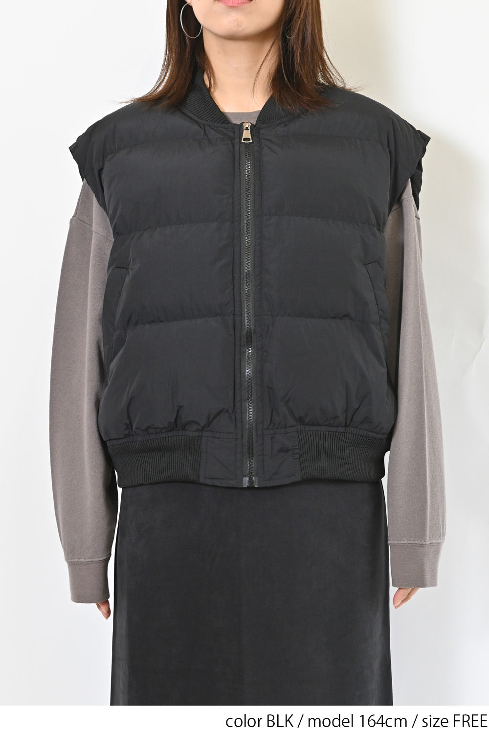 【GENTIL】中綿ボリュームベスト