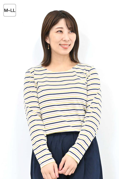≪SALE≫ Smiley Border Long Sleeve T-Shirt