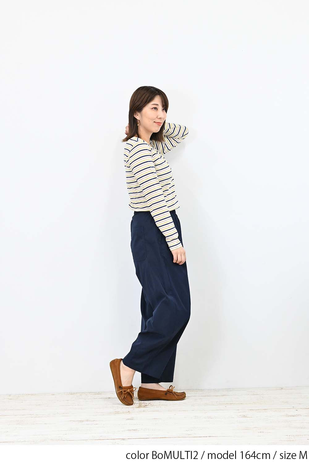 ≪SALE≫ Smiley Border Long Sleeve T-Shirt