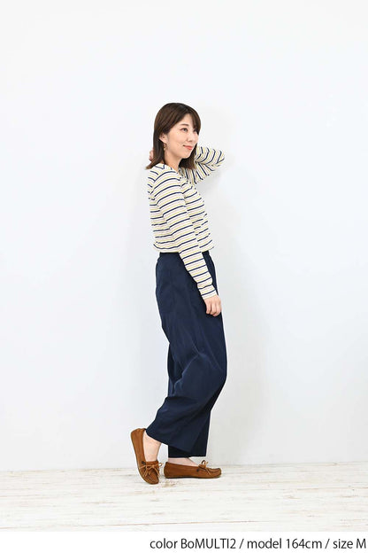 ≪SALE≫ Smiley Border Long Sleeve T-Shirt