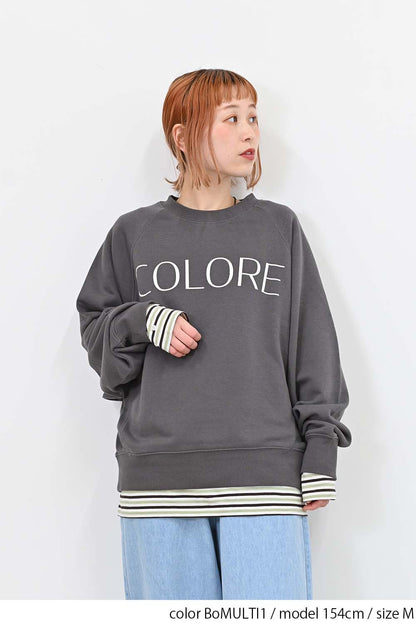 ≪SALE≫ Smiley Border Long Sleeve T-Shirt