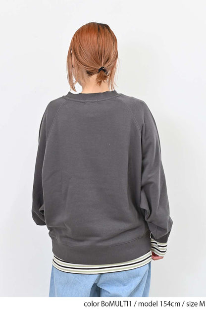≪SALE≫ Smiley Border Long Sleeve T-Shirt