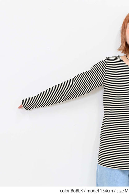 ≪SALE≫ Smiley Border Long Sleeve T-Shirt