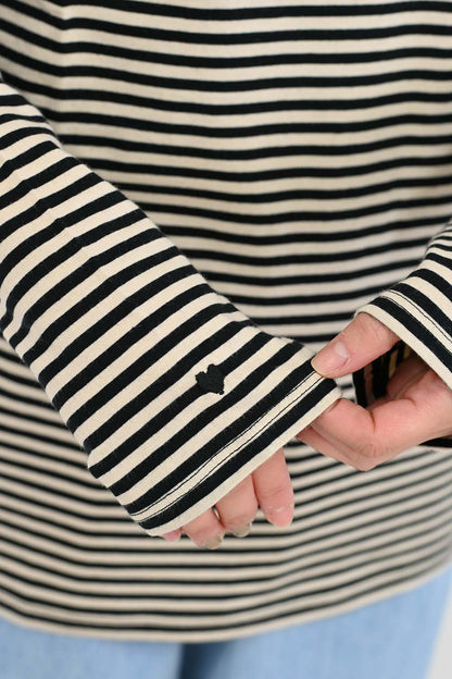 ≪SALE≫ Smiley Border Long Sleeve T-Shirt