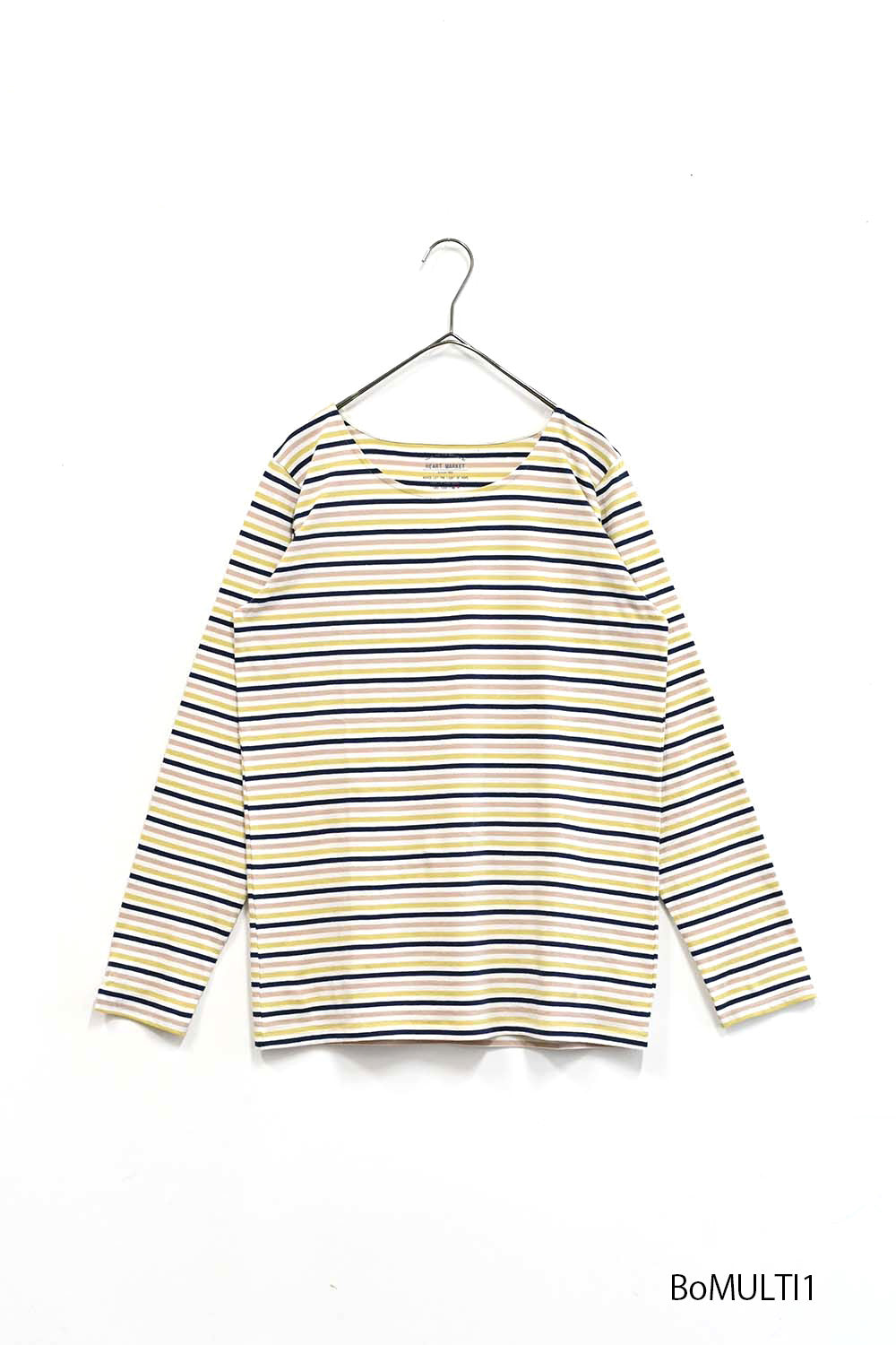 2buy10％OFF 3buy15％OFF開催中／ニコニコボーダーロンT – HEART