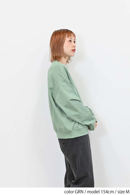裾ギャザー裏毛プルオーバー