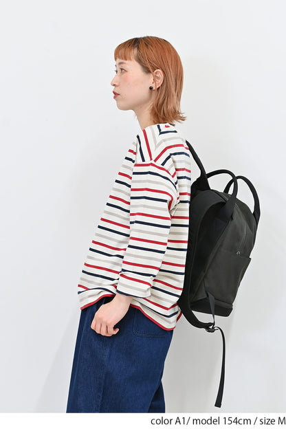ワイドなボーダーロンTee