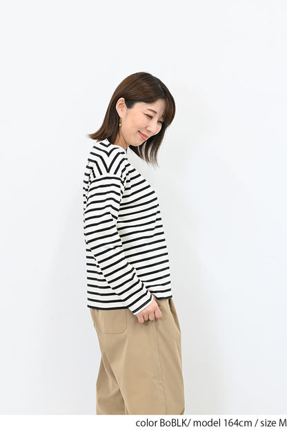 ワイドなボーダーロンTee