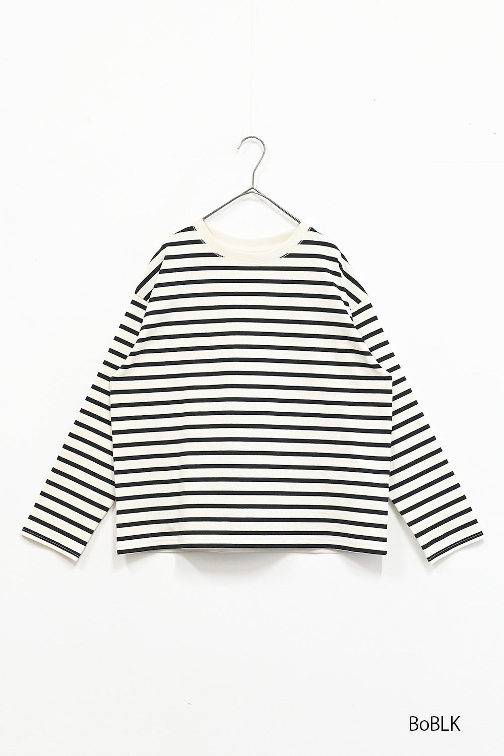 ワイドなボーダーロンTee