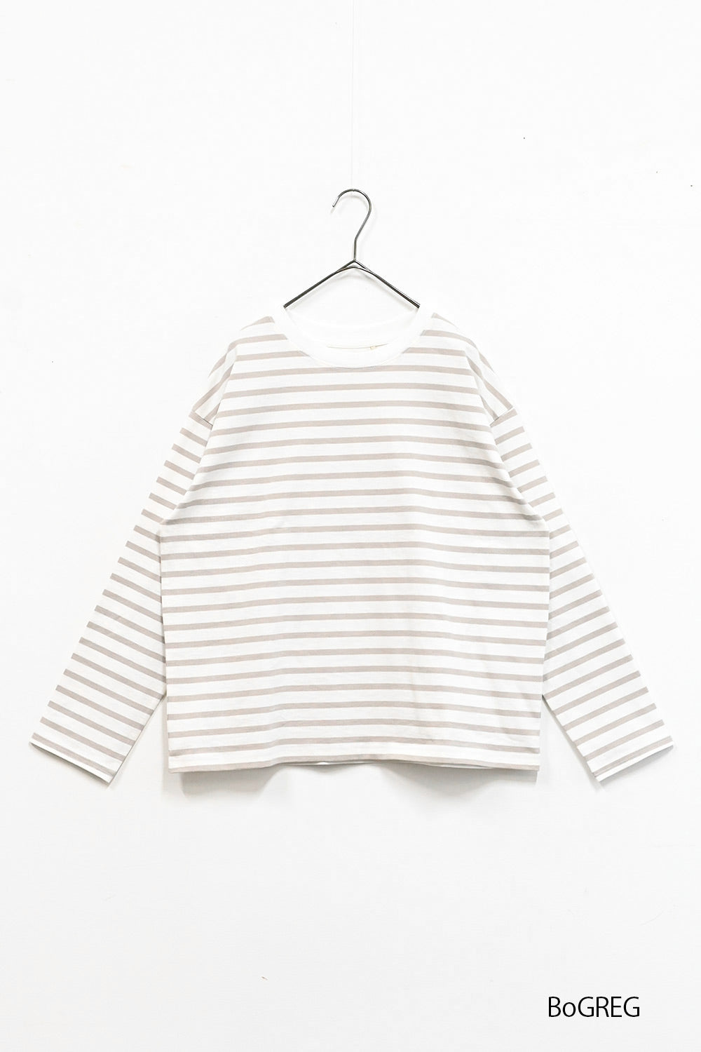 ワイドなボーダーロンTee