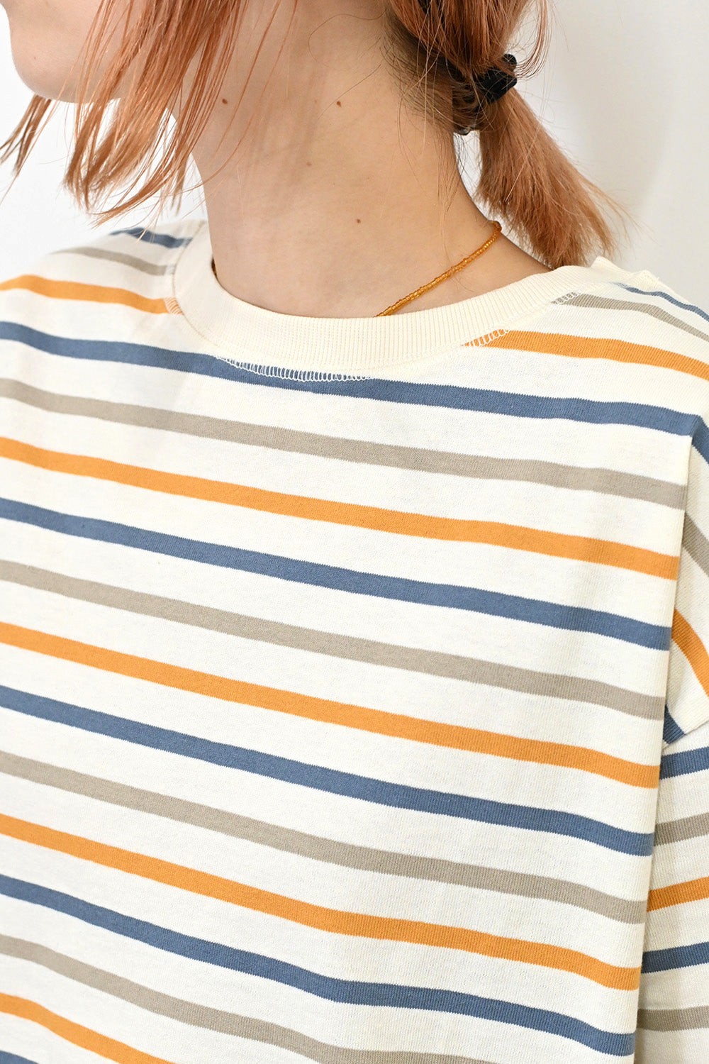 ワイドなボーダーTee