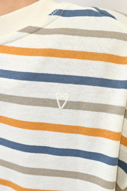 ワイドなボーダーTee