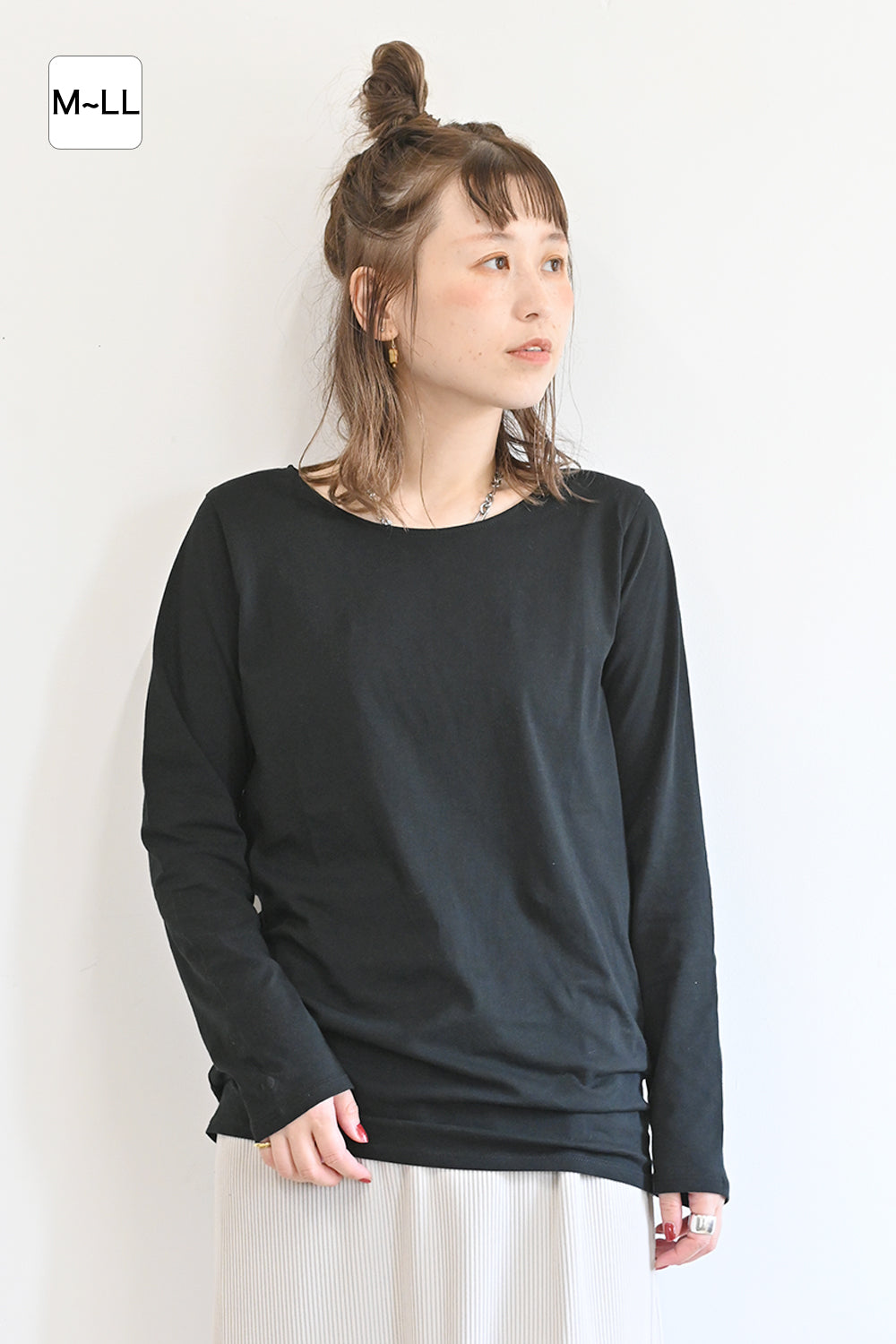 ニコニコ無地ロンTEE②