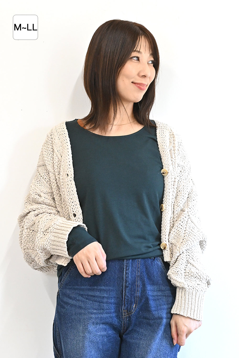 ニコニコ無地ロンTEE②