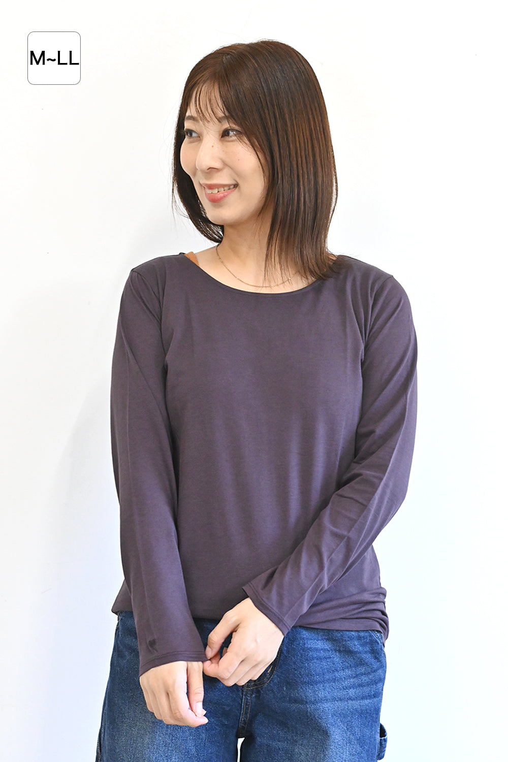 ニコニコ無地ロンTEE②
