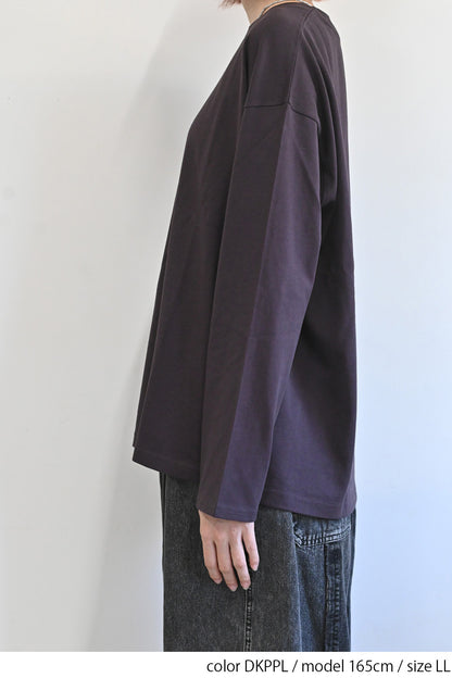 ワイドな無地ロンTEE②