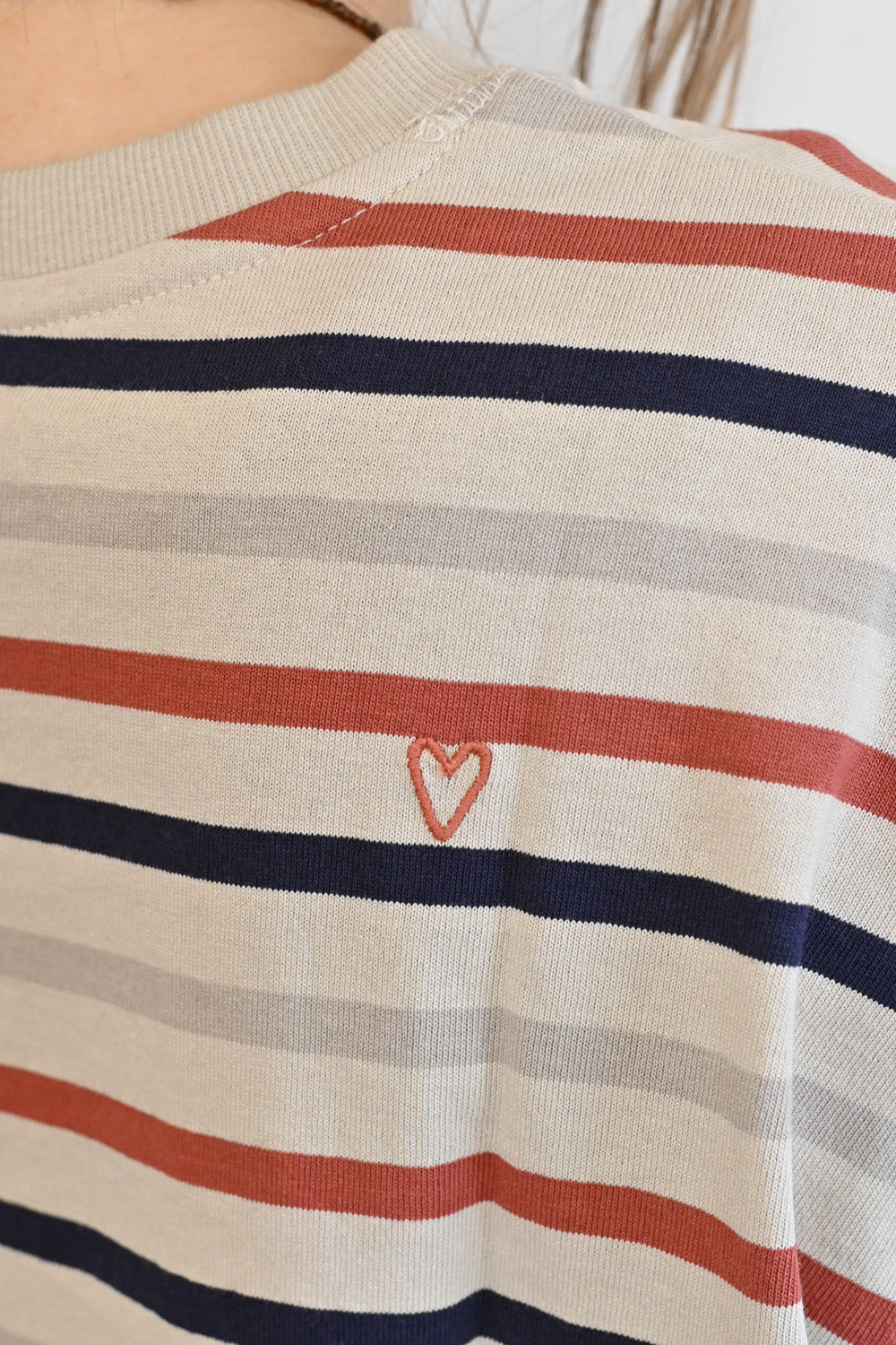≪SALE≫Wide Striped Long Sleeve Tee ②