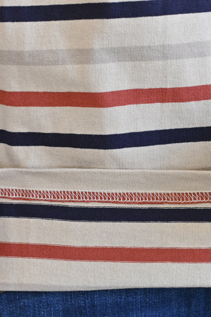 ≪SALE≫Wide Striped Long Sleeve Tee ②