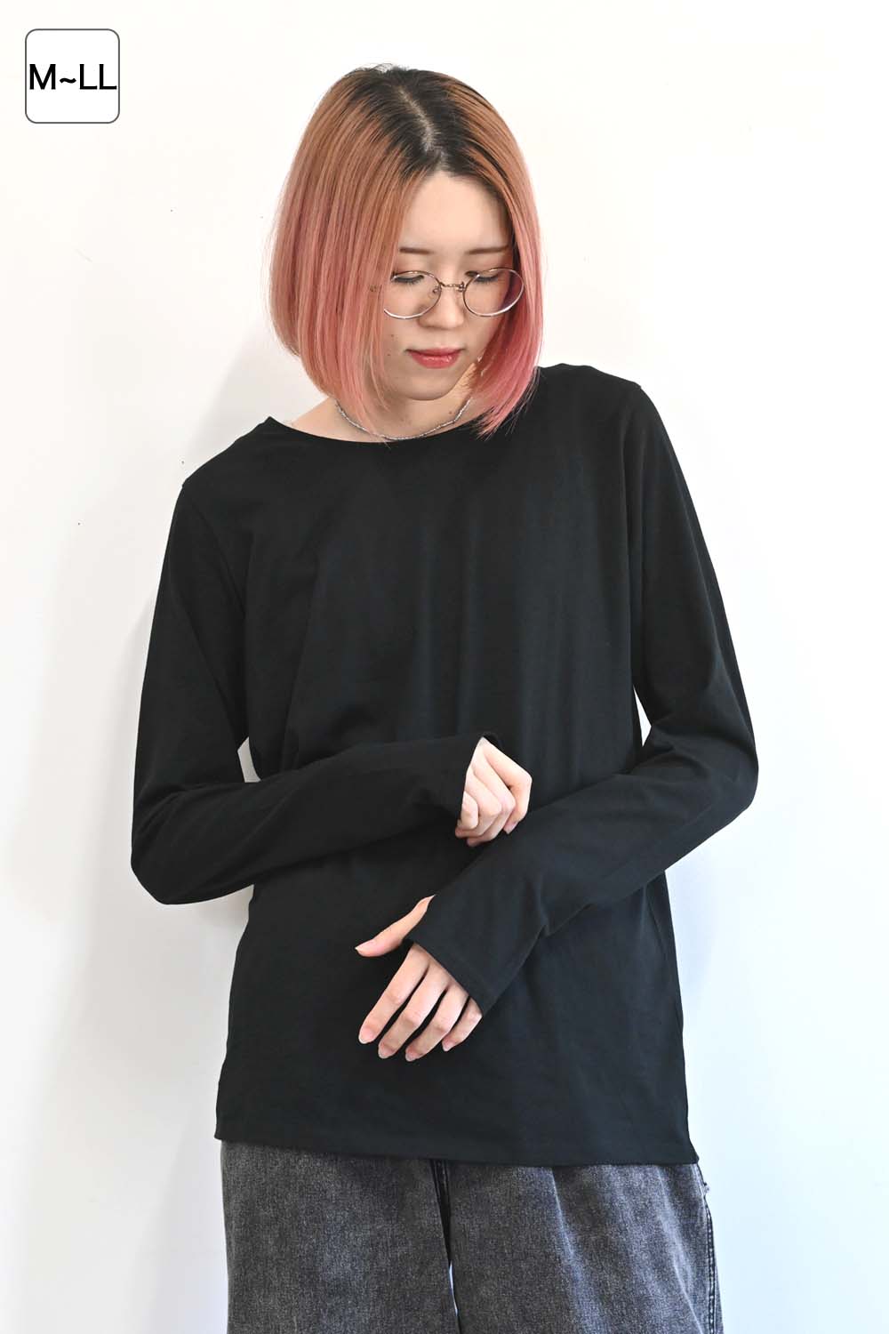 ハートキャッチ指穴ロンTEE