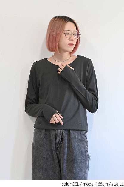 ハートキャッチ指穴ロンTEE