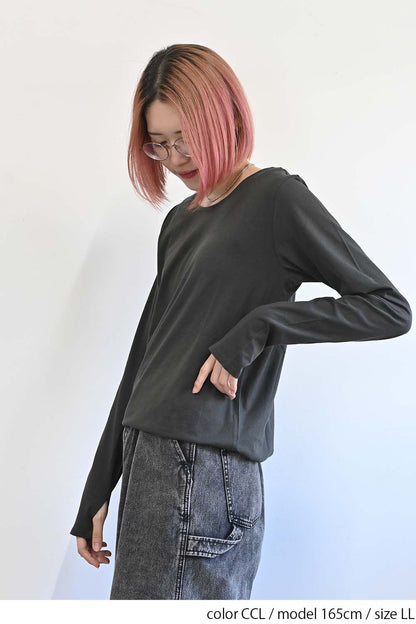 ハートキャッチ指穴ロンTEE