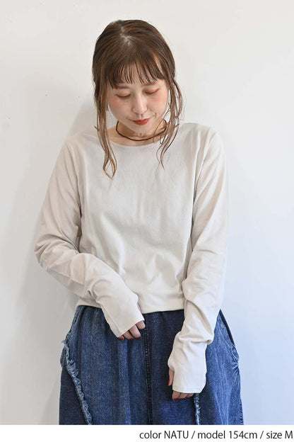 ハートキャッチ指穴ロンTEE