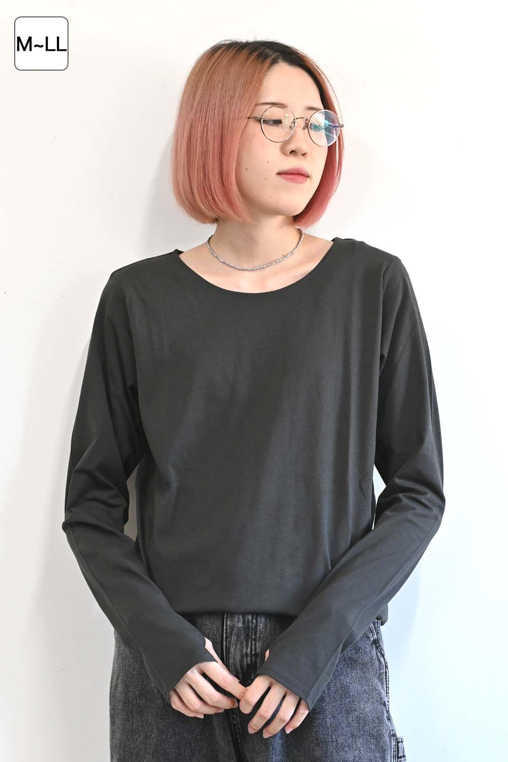 ハートキャッチ指穴ロンTEE