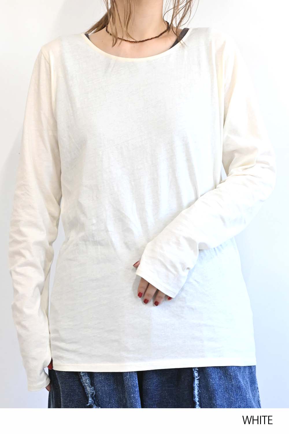 ハートキャッチ指穴ロンTEE