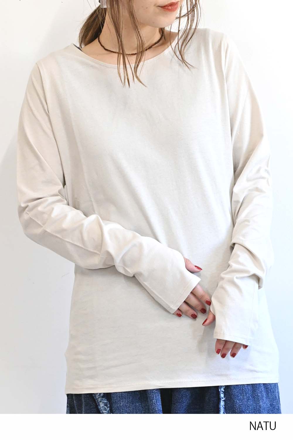 ハートキャッチ指穴ロンTEE