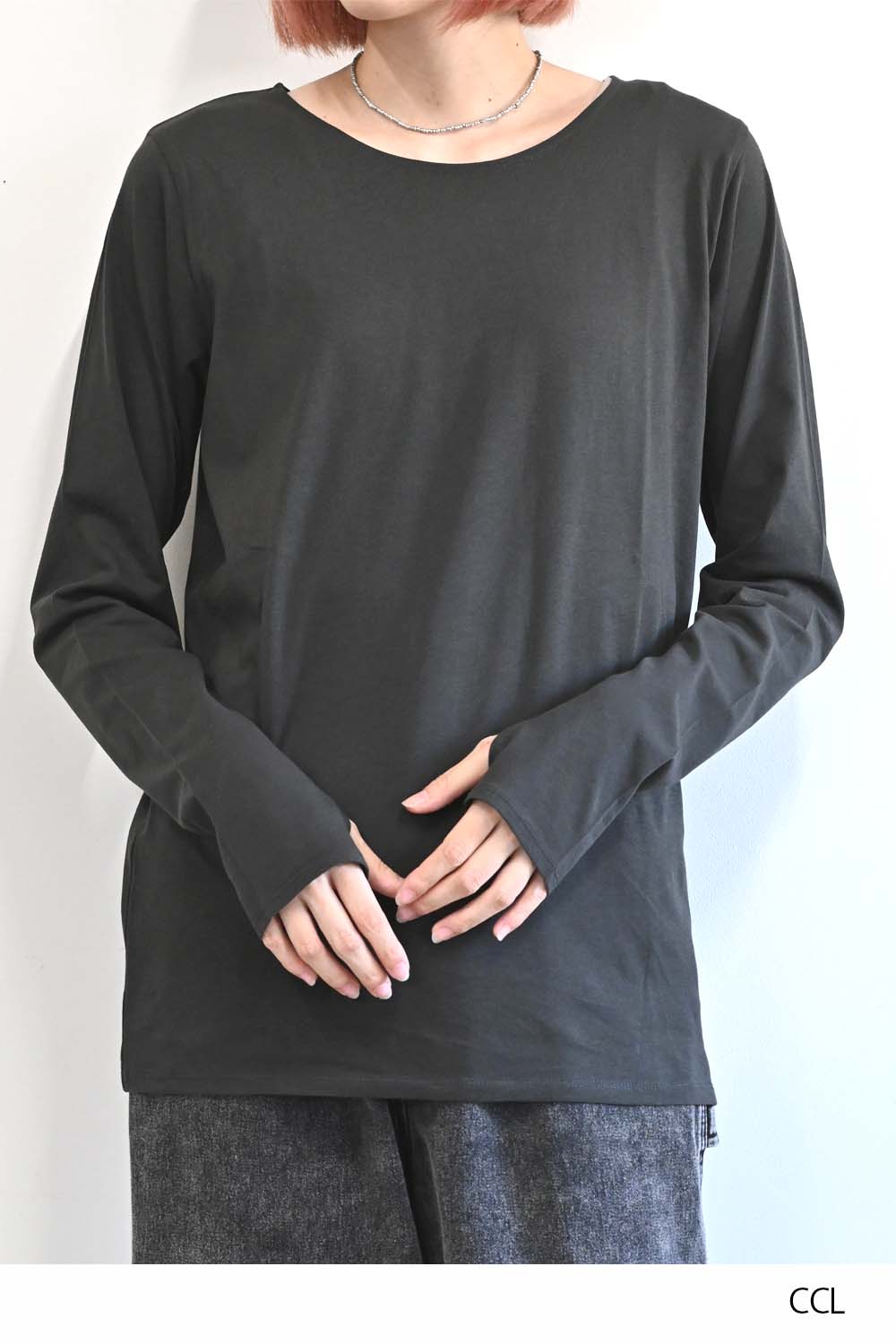 ハートキャッチ指穴ロンTEE
