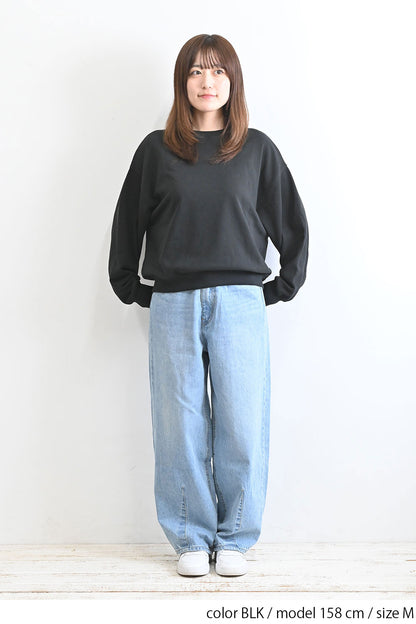 裾ギャザーOE裏毛プルオーバー