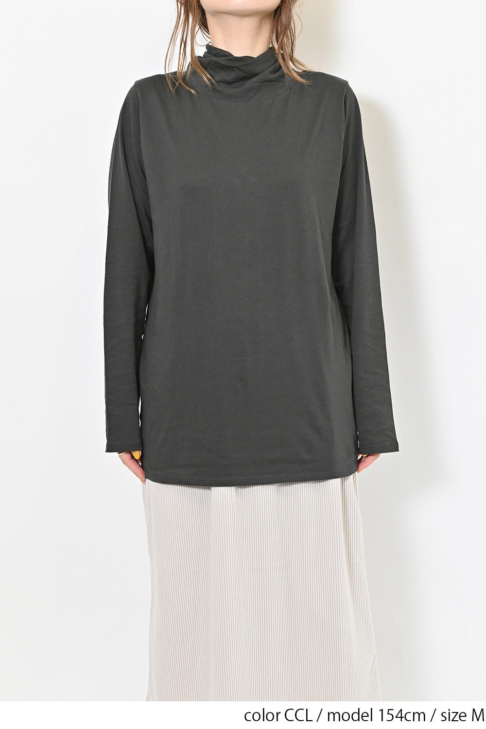 ≪SALE≫ニコニコねじれ無地タートル – HEART MARKET