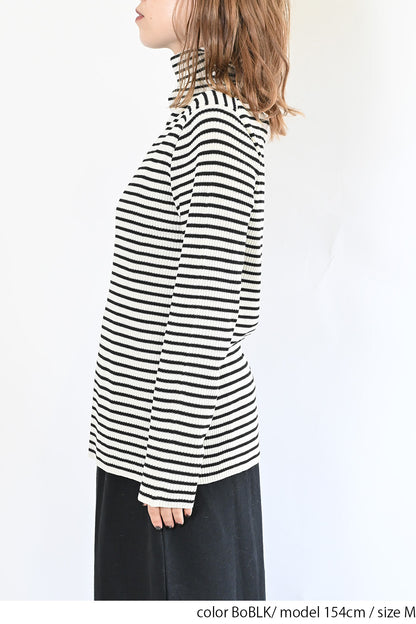 ≪SALE≫【neilikka】リブ編みタートルネックニット