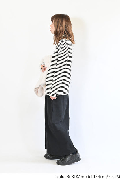 ≪SALE≫【neilikka】リブ編みタートルネックニット