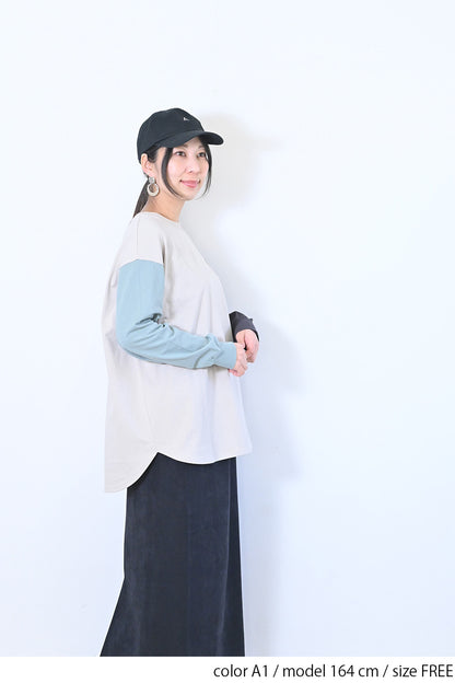ハート裾ラウンド16OEチュニック②