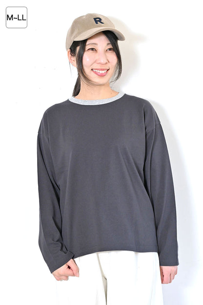 ≪SALE≫Wide Ringer Long Tee ②