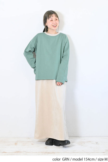 ≪SALE≫Wide Ringer Long Tee ②
